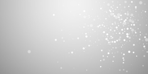 Magic stars random Christmas background. Subtle fl