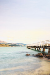 Obraz premium Pier over the sea