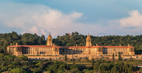 Union building during a sunset in pretoria South Africa