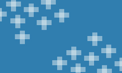 blue background with plus stripes