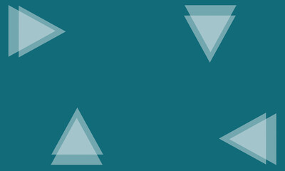 blue background with several stacked white triangles