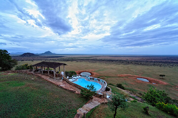 Naklejka premium A picture of the african landscape