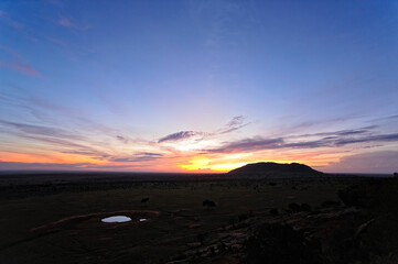 A picture of the african landscape