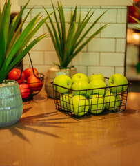 fruits in a basket apple 
