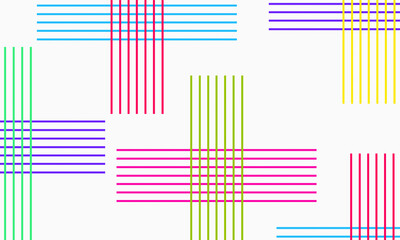 white background with some stripes plus various colors