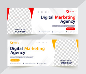 digital marketing banner design, business marketing flyer design