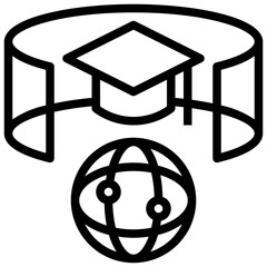 education outline icon