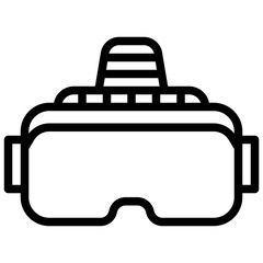 VR GLASSES1 line icon