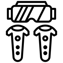 vr2 outline icon