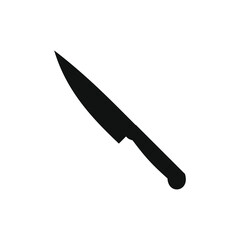 knife icon on white background