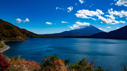 日本一の富士山と本栖湖