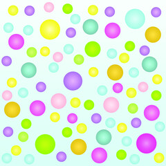 Color abstract background gradient balls