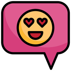 MESSAGE Filled Outline