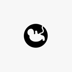 pregnancy icon. pregnancy vector icon on white background