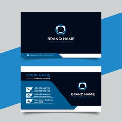 Naklejka premium Creative Modern Professional Business card Vector Design