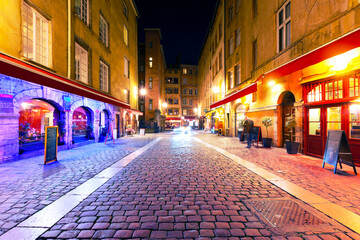 Obraz premium Dans les ruelles du Vieux-Lyon