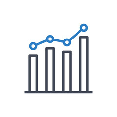 Analytics diagram icon