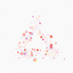 Heart love vector Valentine Pink amour symbols.