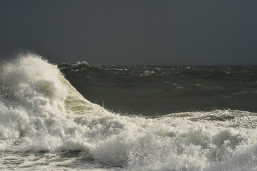 Spectacular surf at Cape Disappointment State Park