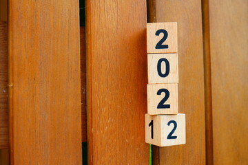 new year from 2021 to 2022