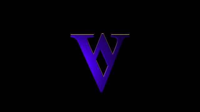 Alchemical Symbol For Crucible-3 Icon Animation. Purple text with alpha channel. Esoteric Alchemy symbology