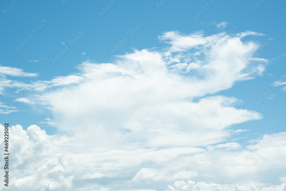 Canvas Prints many small clouds in blue sky.summer cloudy.white clouds floating in the sky.