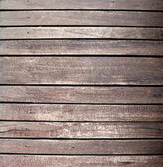 Texture of old wooden boards. Vertical or horizontal background with retro wood planks