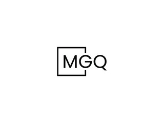 MGQ Letter Initial Logo Design Vector Illustration