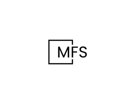 MFS Letter Initial Logo Design Vector Illustration