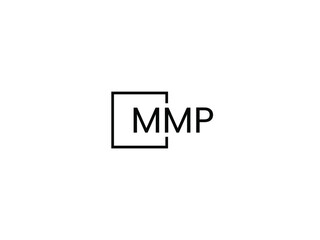 Obraz premium MMP Letter Initial Logo Design Vector Illustration