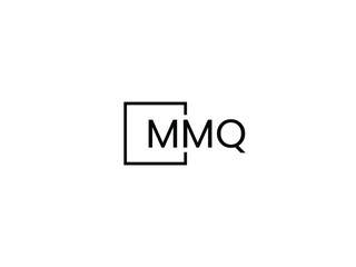 MMQ Letter Initial Logo Design Vector Illustration