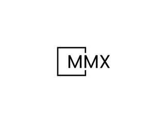 MMX Letter Initial Logo Design Vector Illustration