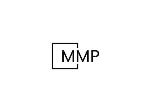 MMP Letter Initial Logo Design Vector Illustration