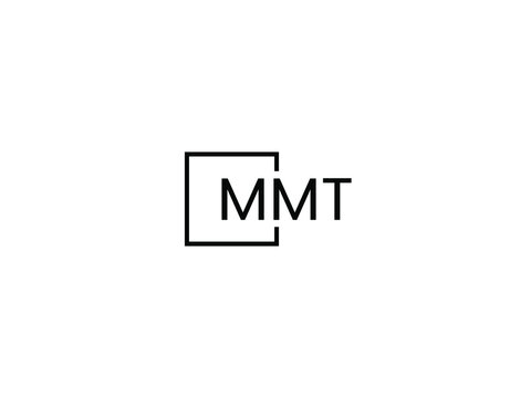 MMT Letter Initial Logo Design Vector Illustration
