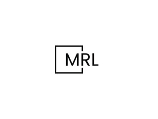 MRL Letter Initial Logo Design Vector Illustration