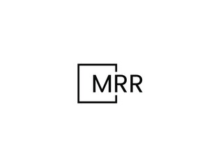 MRR Letter Initial Logo Design Vector Illustration