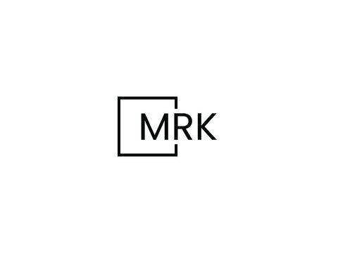 MRK Letter Initial Logo Design Vector Illustration