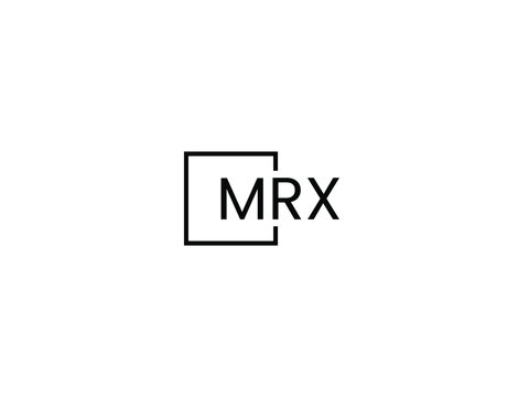 MRX Letter Initial Logo Design Vector Illustration