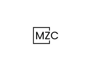 MZC Letter Initial Logo Design Vector Illustration