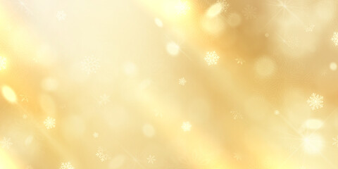 merry christmas and happy new year golden background celebration background template with elegant greeting card ribbon