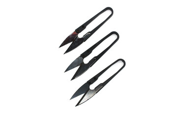 Wire cutter isolated on white background with selective focus