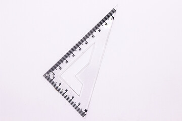 Protecter maths isolated on white background with selective focus