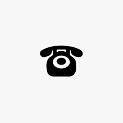 telephone icon. telephone vector icon on white background