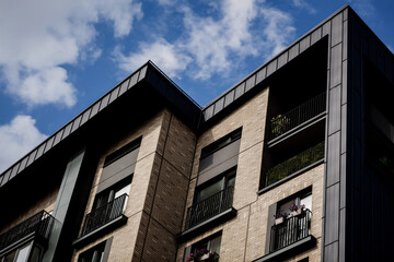 Modern brick apartment