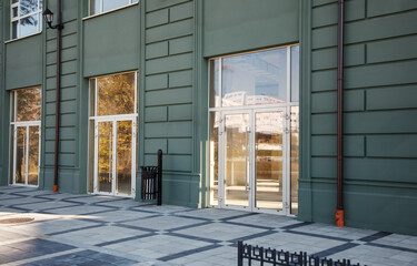 plastic doors in modern new home