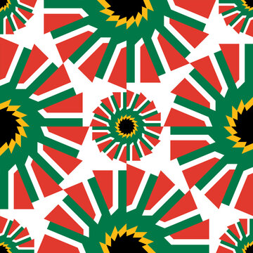 seamless pattern of africa. vector illustration