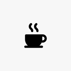 coffee icon. coffee vector icon on white background