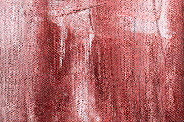 Naklejka premium Multicolored abstract background, drawing with oil paints on artistic linen canvas