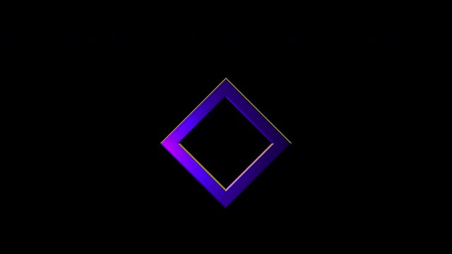 Alchemical Symbol For Soap Icon Animation. Purple text with alpha channel. Esoteric Alchemy symbology