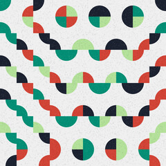 Abstract Geometric Pattern generative computational art illustration